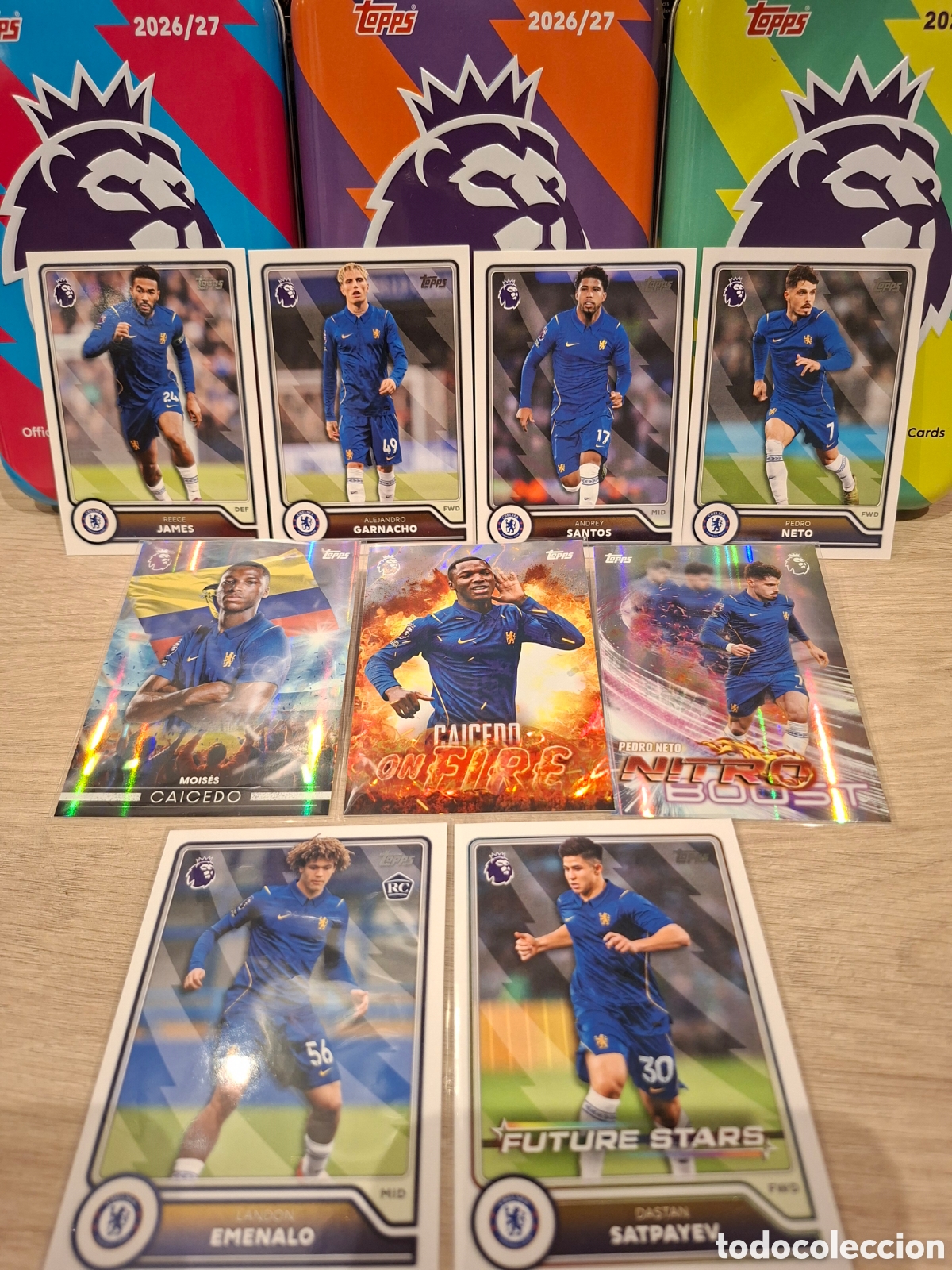 Football Stickers: Chelsea Topps 2026/27 Flagship edition Premier League