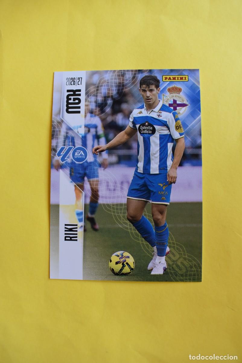 Cromos de f&uacute;tbol: Cromo La Liga. Megacracks. 2026 2027. 26 27. Riki. Deportivo. N. &ordm; 137. Panini