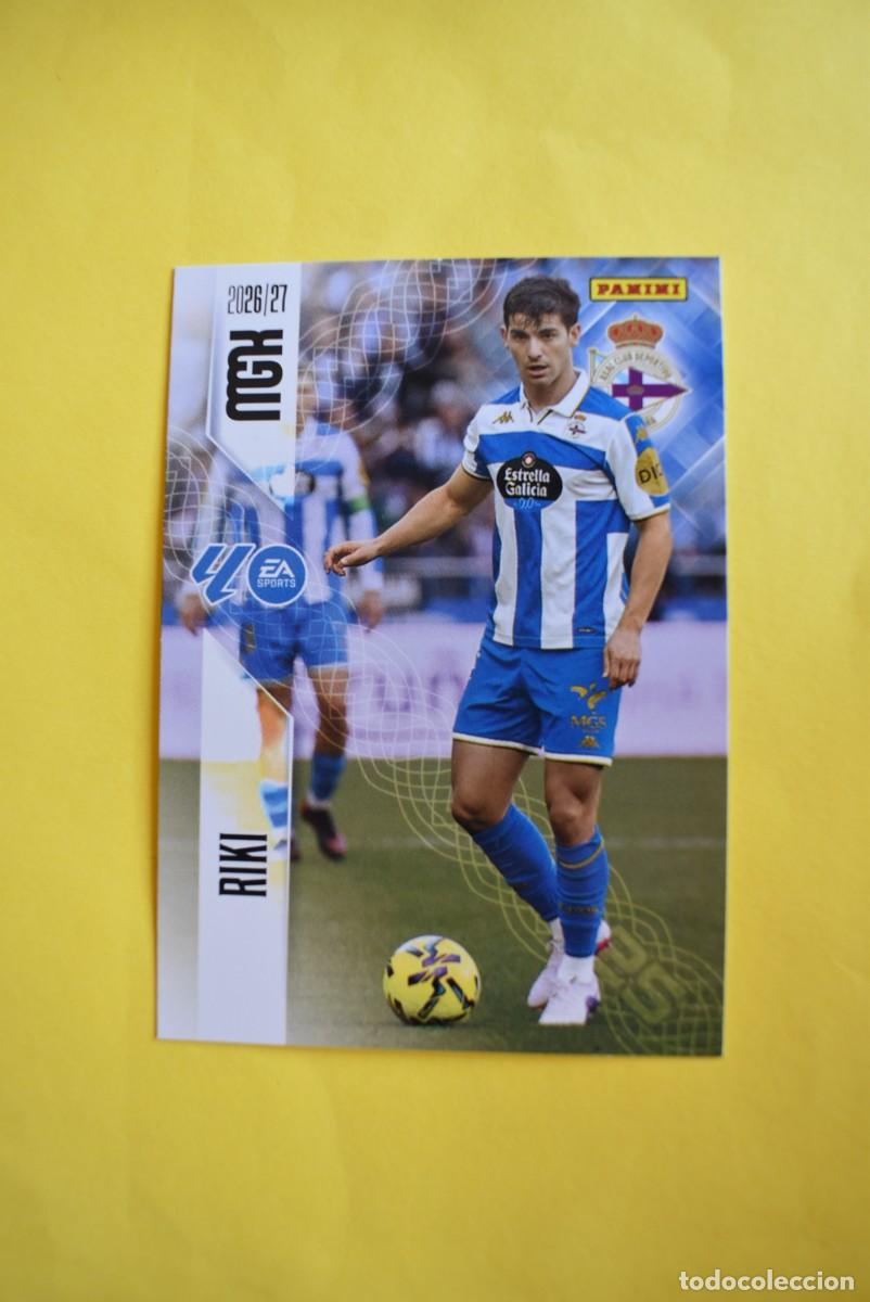 Cromos de f&uacute;tbol: Cromo La Liga. Megacracks. 2026 2027. 26 27. Riki. Deportivo. N. &ordm; 137. Panini