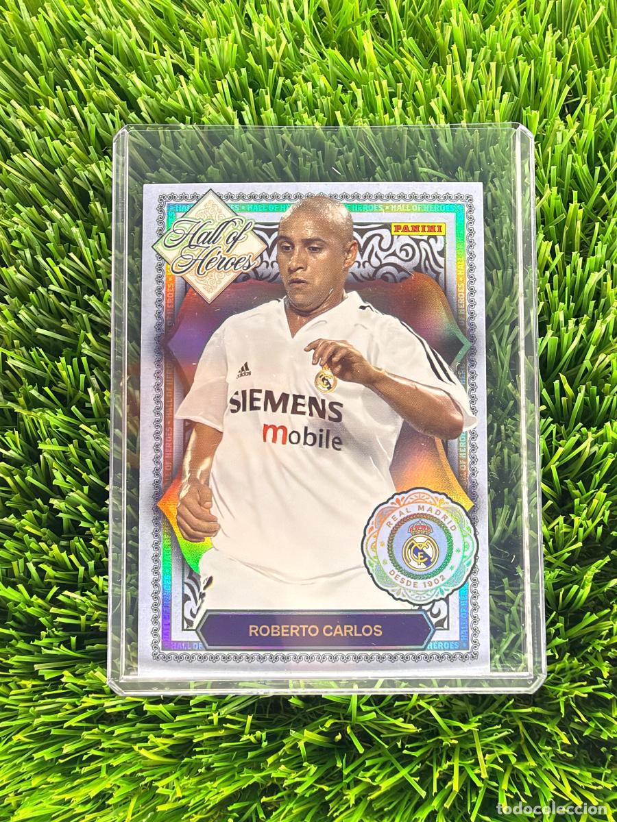 Cromos de f&uacute;tbol: N&ordm; HH3 Roberto Carlos Hall of Heroes Real Madrid CF Panini Club Real Madrid CF 25 26