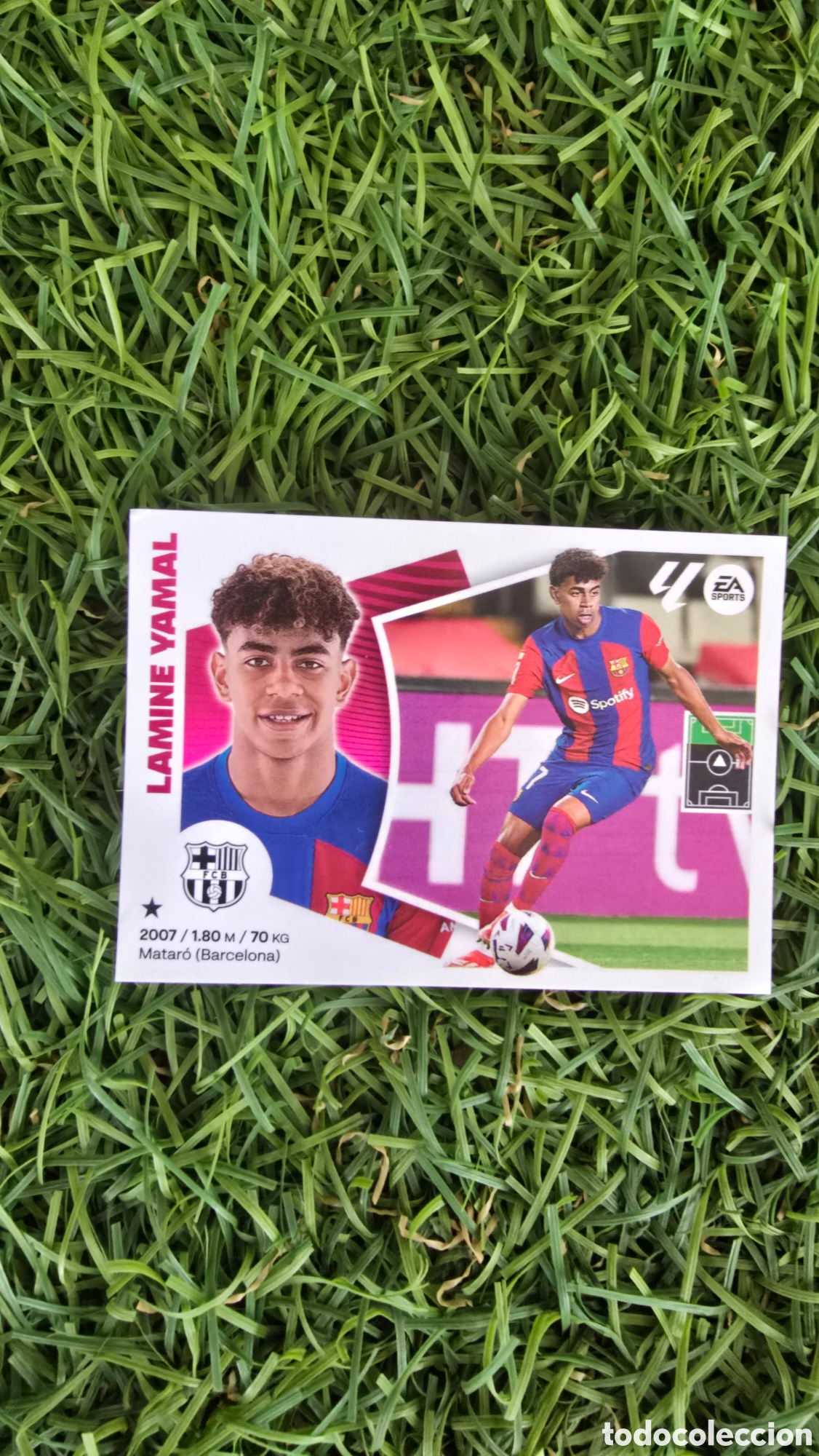 Cromos de f&uacute;tbol: Lamine Yamal Panini Liga Este 24/25 N&deg;20