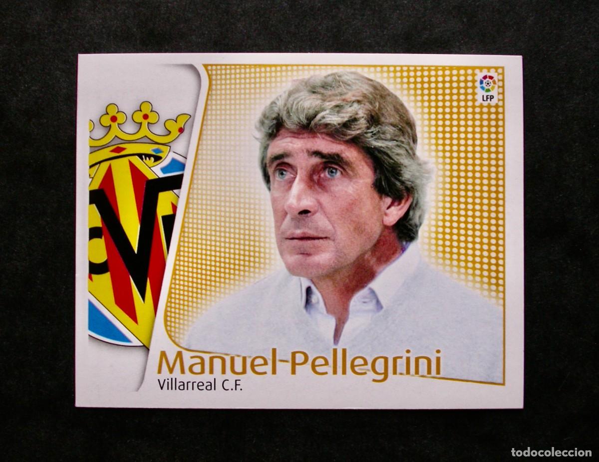Cromos de f&uacute;tbol: MANUEL PELLEGRINI / VILLARREAL / EDICIONES ESTE LIGA 2004-2005 04-05 / NUNCA PEGADO