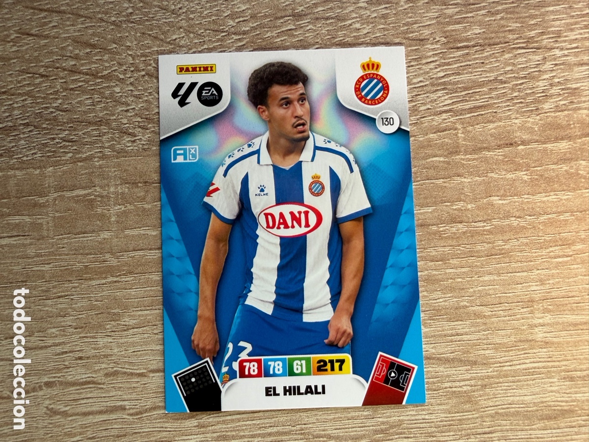 Cromos de f&uacute;tbol: 130 EL HILALI MEGACRACKS PANINI LIGA 2025 2026 25 26 RCD ESPANYOL