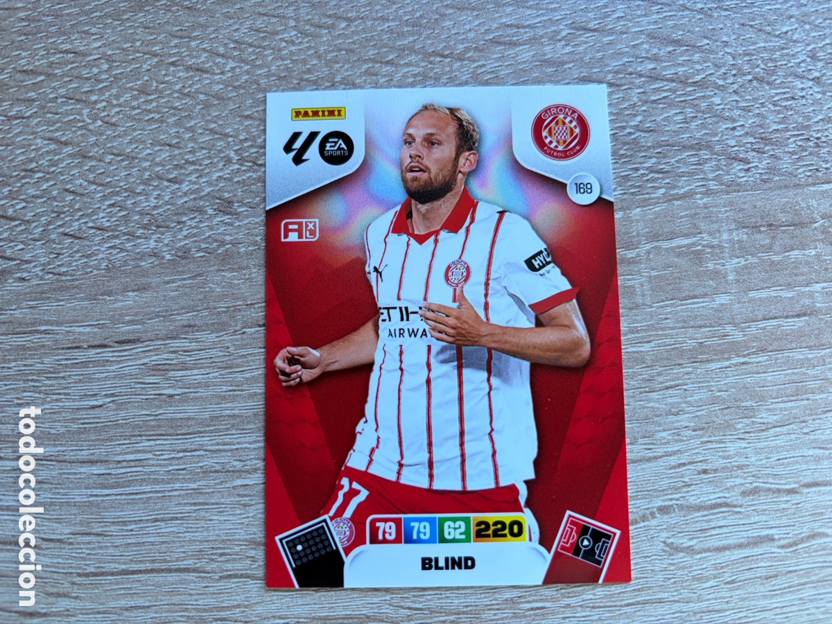 Cromos de f&uacute;tbol: 169 BLIND MEGACRACKS PANINI LIGA 2025 2026 25 26 GIRONA FC