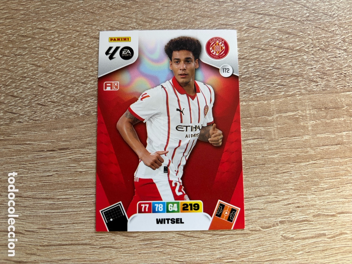 Cromos de f&uacute;tbol: 172 WITSEL MEGACRACKS PANINI LIGA 2025 2026 25 26 GIRONA FC