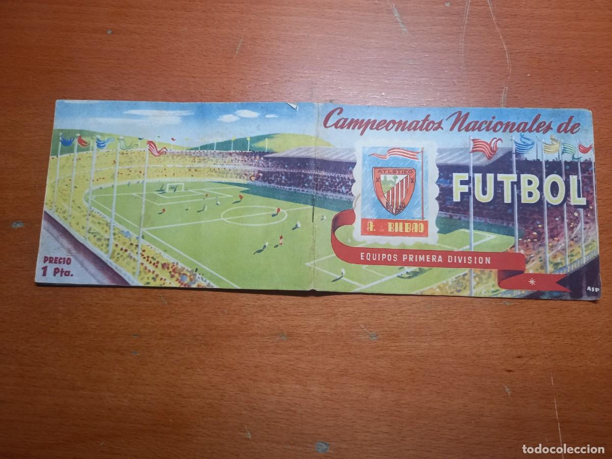 Figurine di Calcio: ALBUN Y CROMOS RUIZ ROMERO 1950-51 ATHLETIC