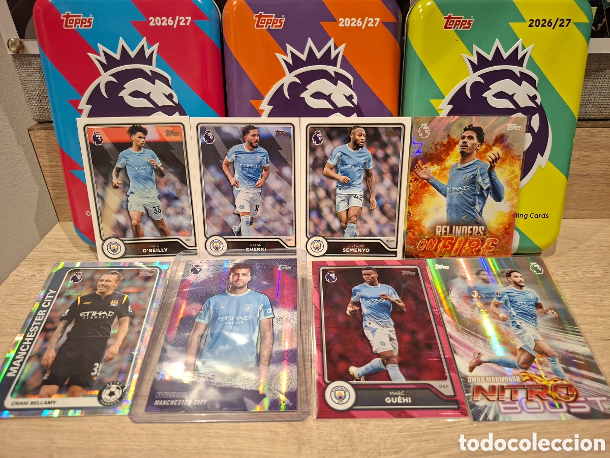 Football Stickers: Manchester city Topps 2026/27 Premier League