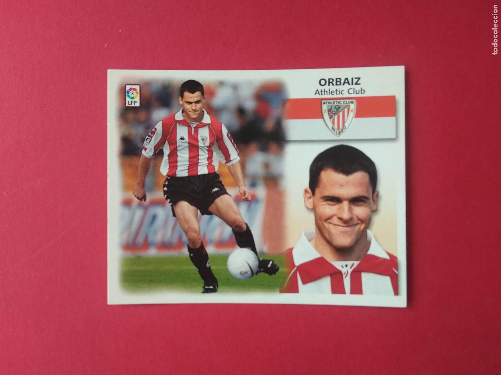 Cromos de f&uacute;tbol: EDICIONES ESTE LIGA 99 00 1999 2000 CROMO NUNCA PEGADO FICHAJE N&ordm; 3 ORBAIZ ATHLETIC DE BILBAO