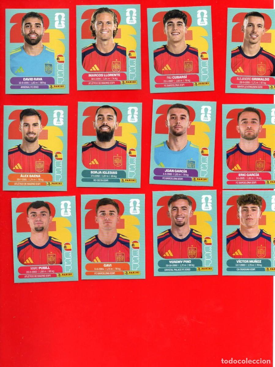 Figurine di Calcio: Lote 12 cromos de la revista Jug&oacute;n actualizaci&oacute;n de Espa&ntilde;a mundial 2026