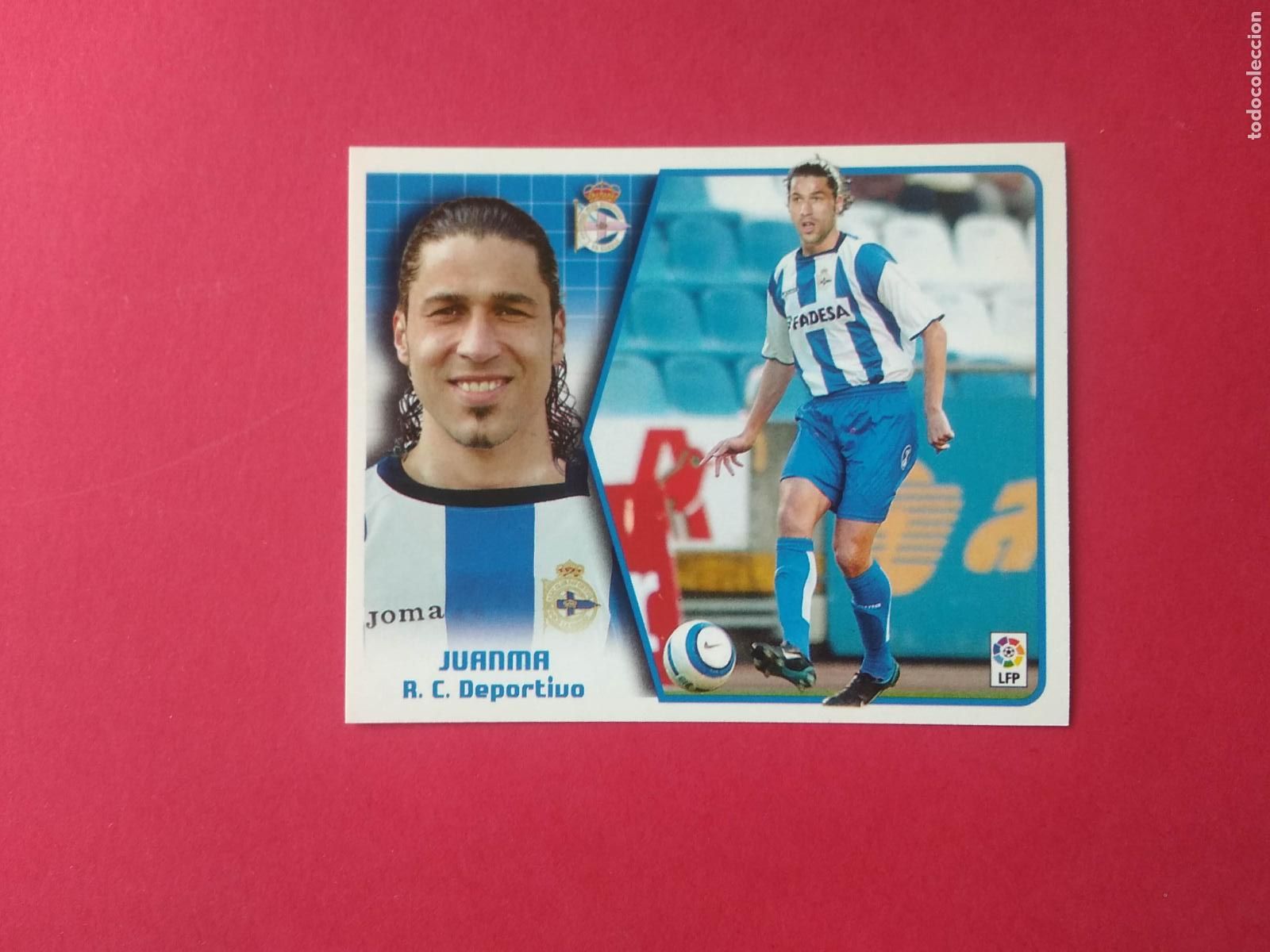 Figurine di Calcio: EDICIONES ESTE LIGA 05 06 2005 2006 CROMO NUNCA PEGADO COLOCA DEPORTIVO DE LA CORU&Ntilde;A , JUANMA