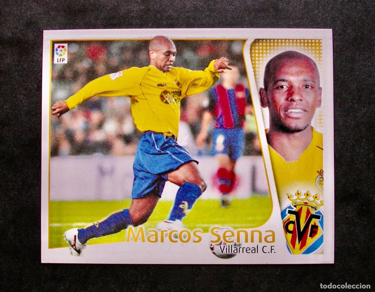 Cromos de f&uacute;tbol: MARCOS SENNA / VILLARREAL / EDICIONES ESTE LIGA 2004-2005 04-05 / NUNCA PEGADO
