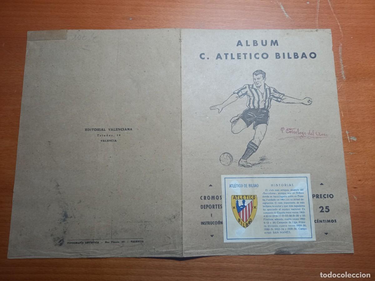 Cromos de f&uacute;tbol: ALBUN LA VAVENCIANA 1942 ATHLETIC DE BILBAO