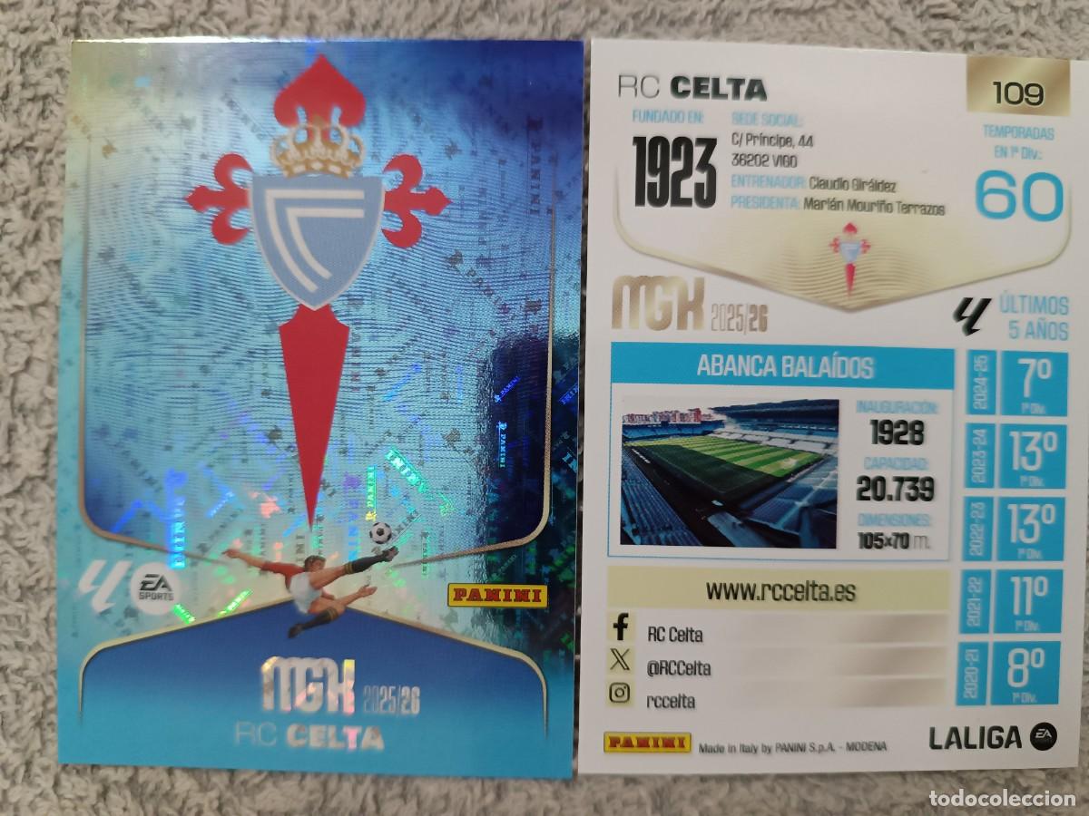Cromos de f&uacute;tbol: MEGACRACKS 2025-2026 109 FC CELTA