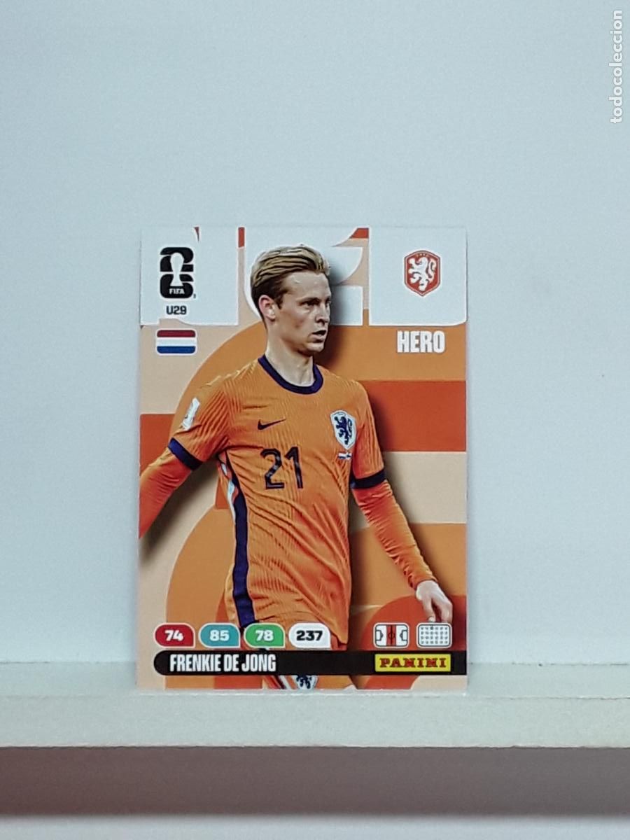 Cromos de f&uacute;tbol: ADRENALYN MUNDIAL 2026 WORLD CUP 26 ALBUM PANINI N U29 U 29 NEDERLAND FRENKIE DE JONG