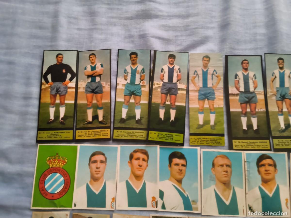 Cromos de f&uacute;tbol: LOTE DE CROMOS DEL ESPA&Ntilde;OL DE VARIAS COLECCIONES - Foto 2