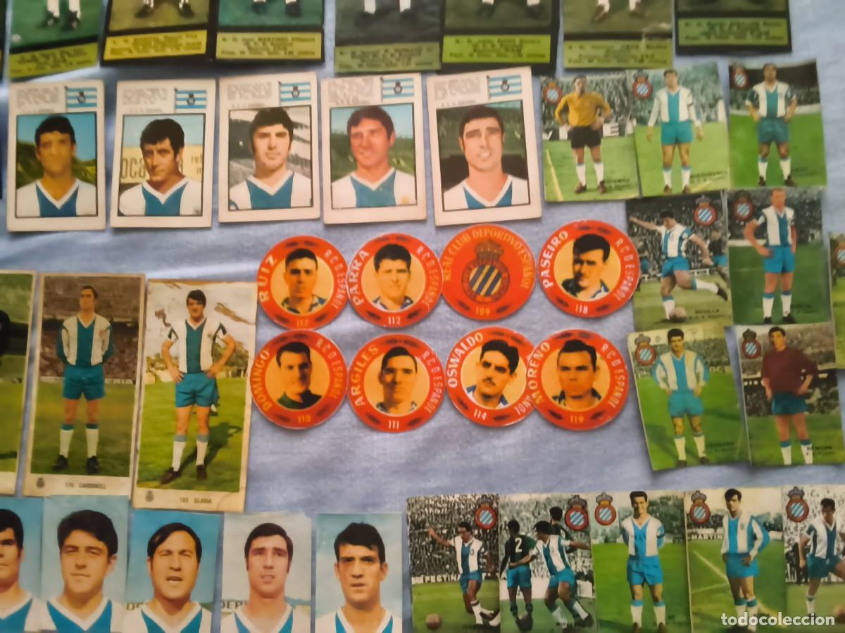 Cromos de f&uacute;tbol: LOTE DE CROMOS DEL ESPA&Ntilde;OL DE VARIAS COLECCIONES - Foto 3