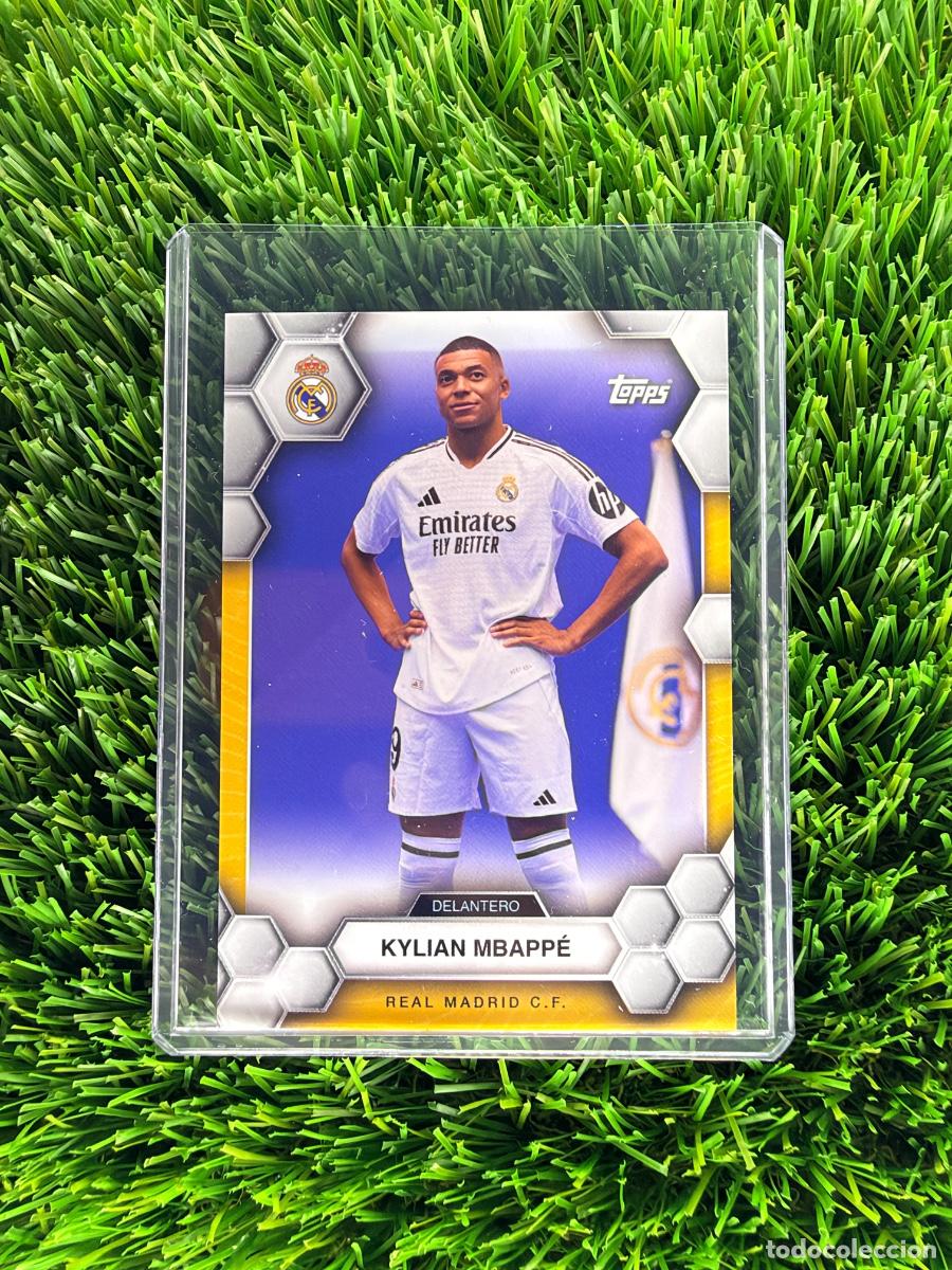 Cromos de f&uacute;tbol: N&ordm; 17 Kylian Mbapp&eacute; Real Madrid CF Topps Real Madrid CF Fan Set 24 25