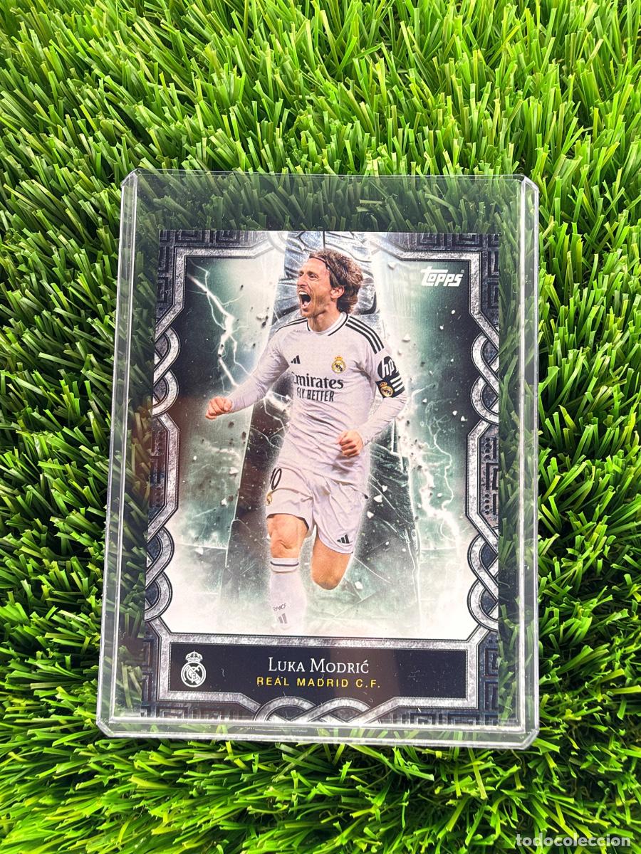 Cromos de f&uacute;tbol: N&ordm; MO-5 Luka Modric Monolith Real Madrid CF Topps Real Madrid CF Fan Set 24 25