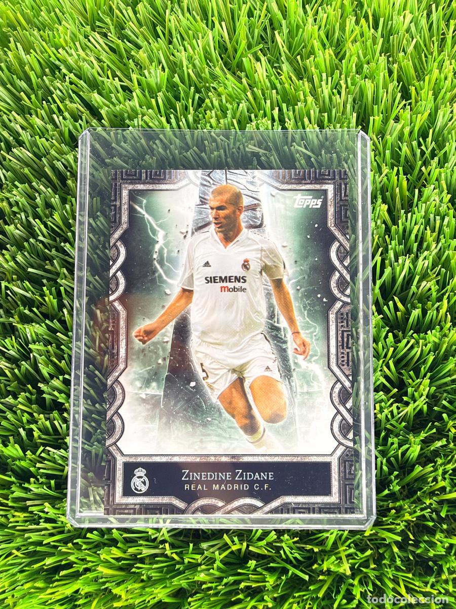 Cromos de f&uacute;tbol: N&ordm; MO-6 Zinedine Zidane Monolith Real Madrid CF Topps Real Madrid CF Fan Set 24 25