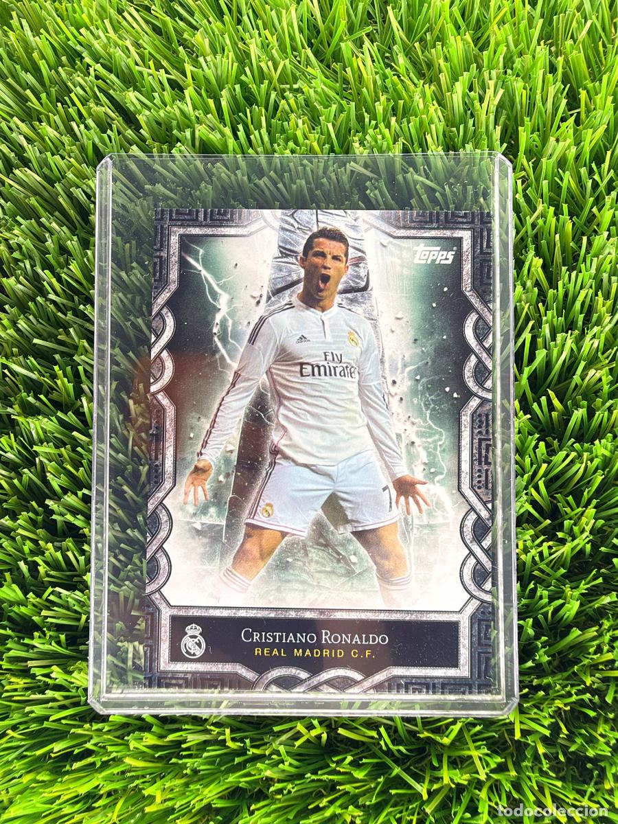 Cromos de f&uacute;tbol: N&ordm; MO-10 Cristiano Ronaldo Monolith Real Madrid CF Topps Real Madrid CF Fan Set 24 25