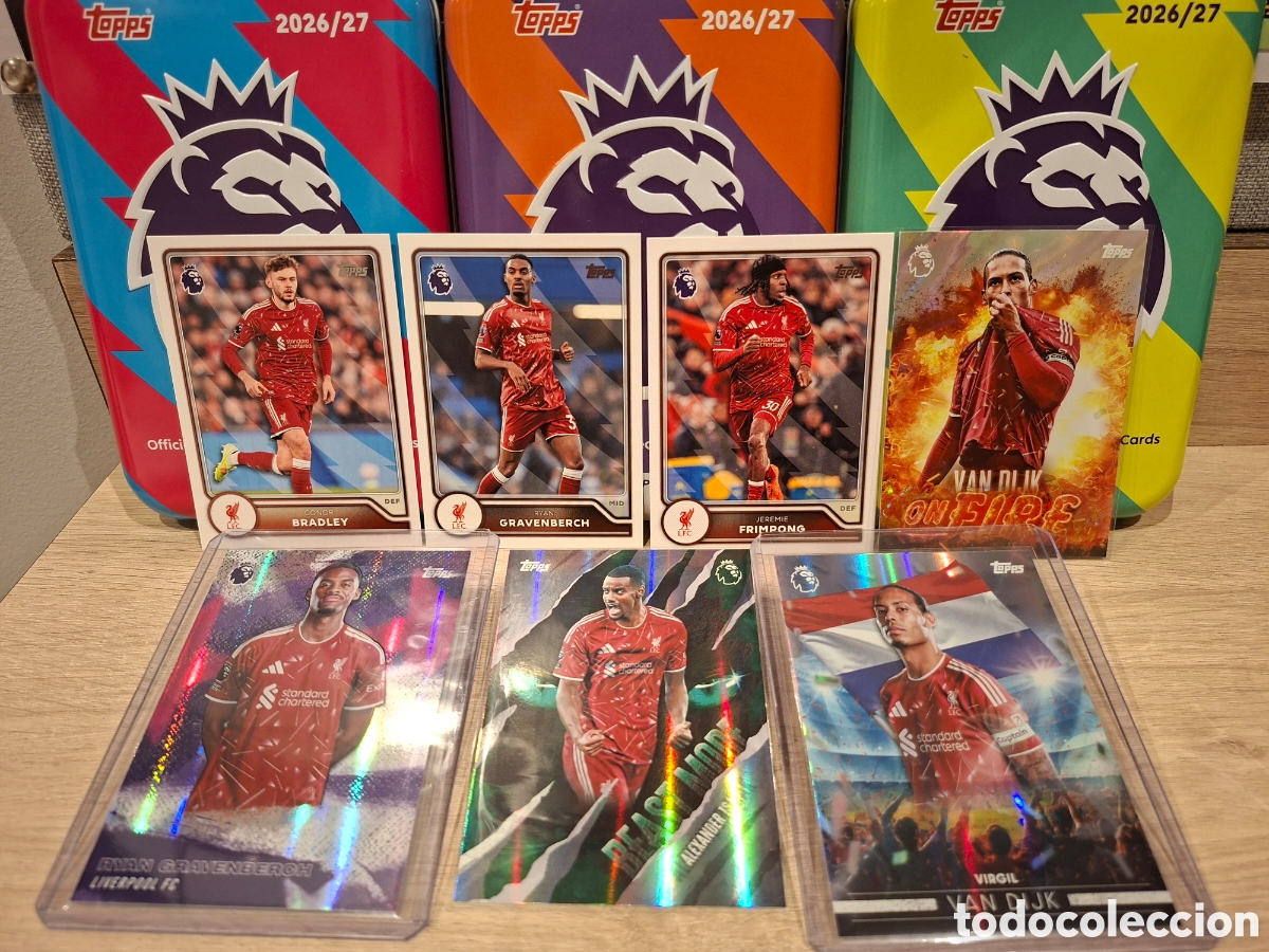 Football Stickers: Liverpool Topps 2026/27 Flagship edition Premier league