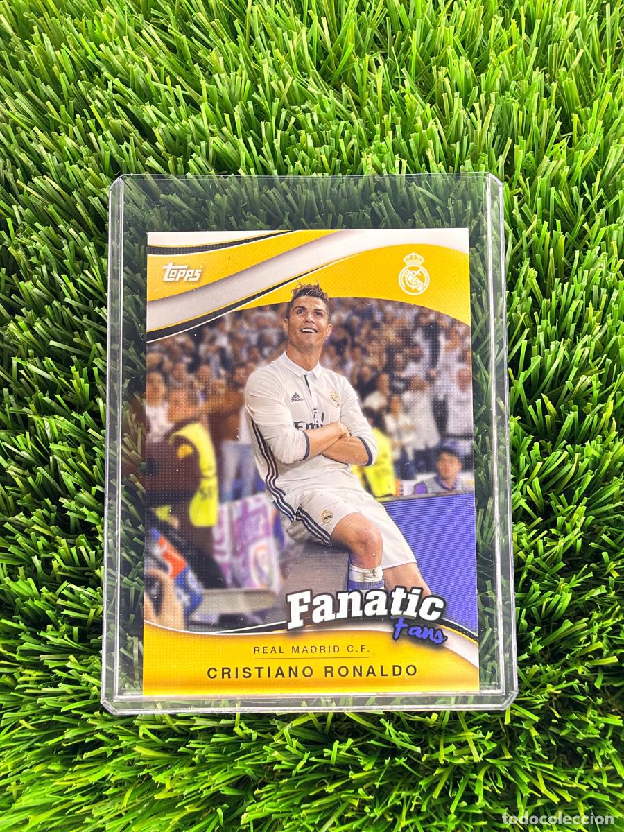 Cromos de f&uacute;tbol: N&ordm; FF-5 Cristiano Ronaldo Fanatic Fans Real Madrid CF Topps Real Madrid CF Fan Set 24 25