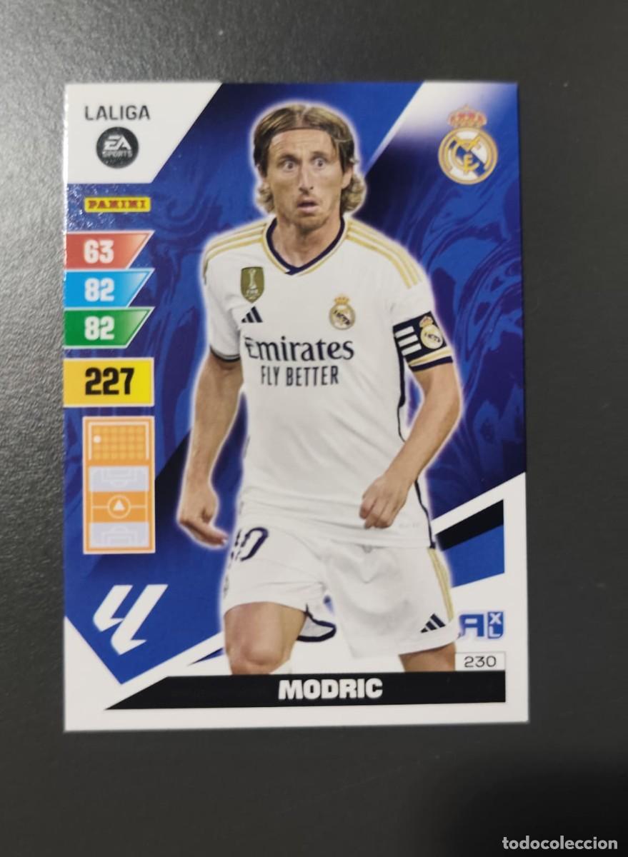 Cromos de f&uacute;tbol: ADRENALYN XL PANINI LIGA 2023 2024 23 24 - CARD 230 Luka Modric REAL MADRID