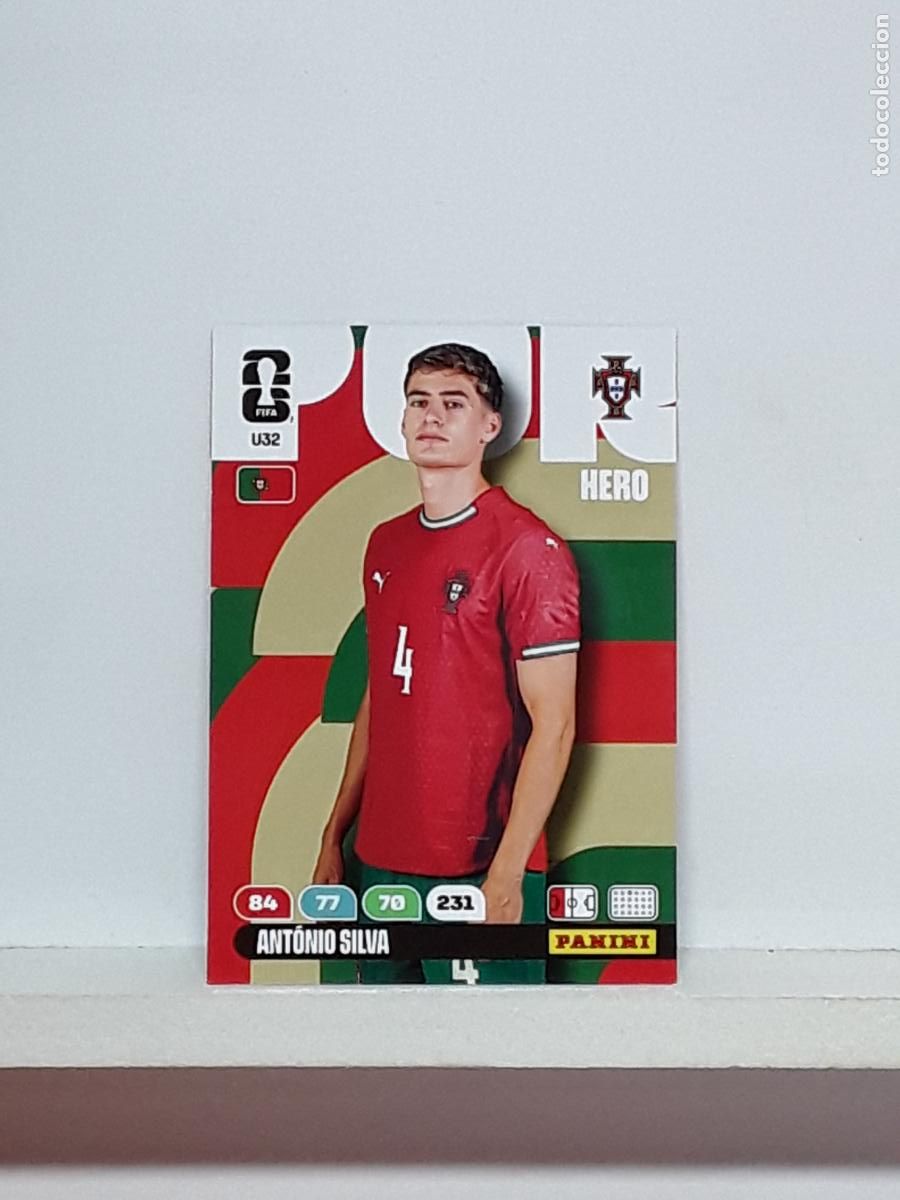 Cromos de f&uacute;tbol: ADRENALYN MUNDIAL 2026 WORLD CUP 26 ALBUM PANINI N U32 U 32 PORTUGAL ANTONIO SILVA