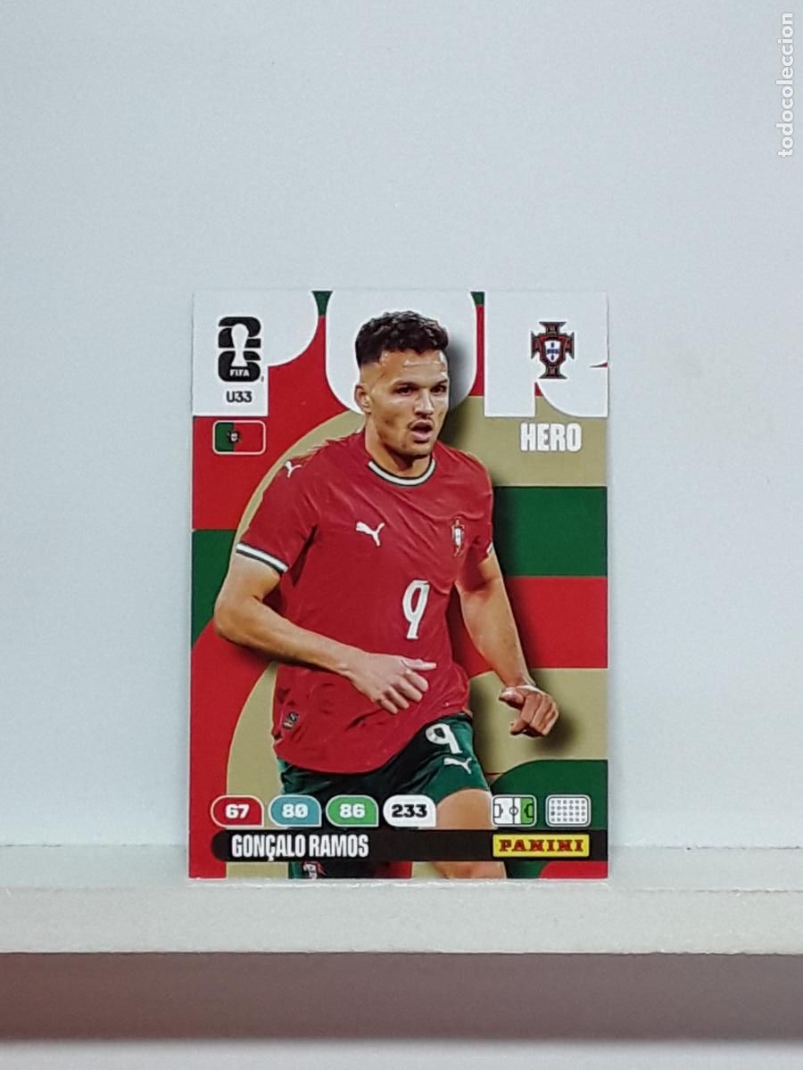 Cromos de f&uacute;tbol: ADRENALYN MUNDIAL 2026 WORLD CUP 26 ALBUM PANINI N U33 U 33 PORTUGAL GON&Ccedil;ALO RAMOS