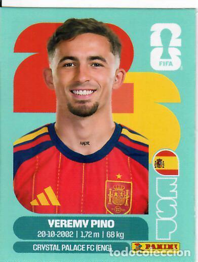 Cromos de f&uacute;tbol: CROMO PANINI MUNDIAL WORLD CUP 2026 ACTUALIZACI&Oacute;N JUG&Oacute;N - ESP J11 YEREMY PINO - ESPA&Ntilde;A - NO OFERTAS