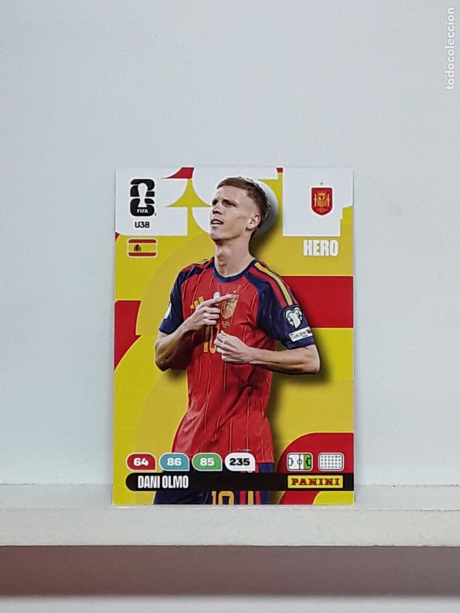 Cromos de f&uacute;tbol: ADRENALYN MUNDIAL 2026 WORLD CUP 26 ALBUM PANINI N U38 U 38 ESPA&Ntilde;A SPAIN DANI OLMO