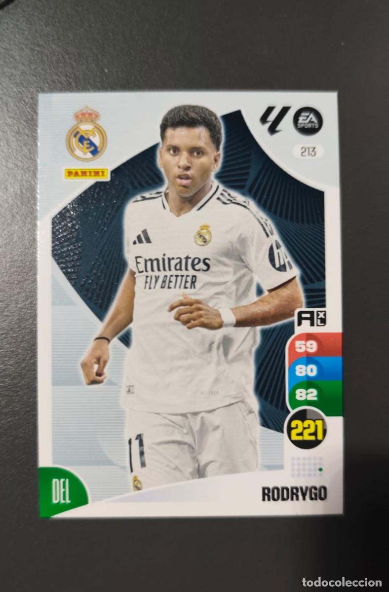 Cromos de f&uacute;tbol: ADRENALYN XL PANINI LIGA 2024 2025 24 25 - CARD 213 Rodrygo REAL MADRID