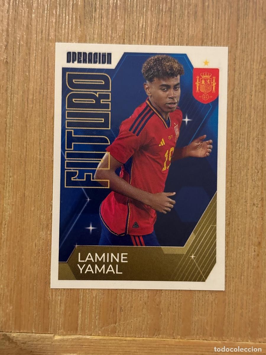 Cromos de f&uacute;tbol: CROMO LAMINE YAMAL VAMOS SELECCI&Oacute;N OPERACI&Oacute;N FUTURO ROOKIE EURO 2024 N 69 SIN PEGAR