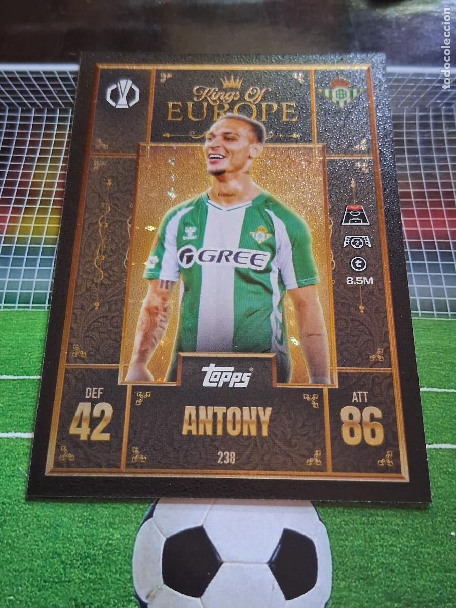 Cromos de f&uacute;tbol: 238 ANTONY REAL BETIS KING OF EUROPE TOPPS MATCH ATTAX EXTRA CHAMPIONS 2025 2026 25 26