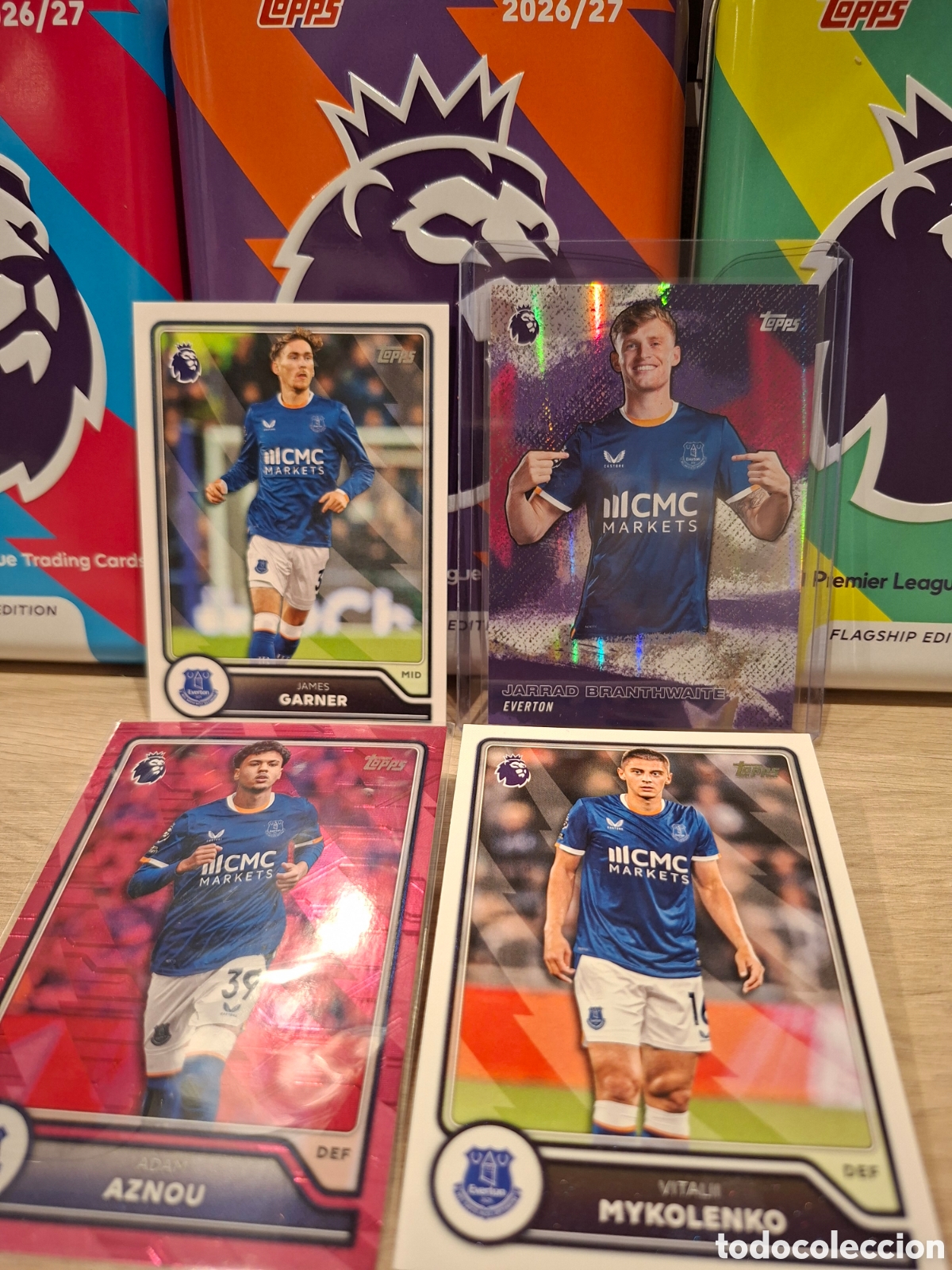 Football Stickers: Everton Topps 2026/27 Flagship edition Premier League