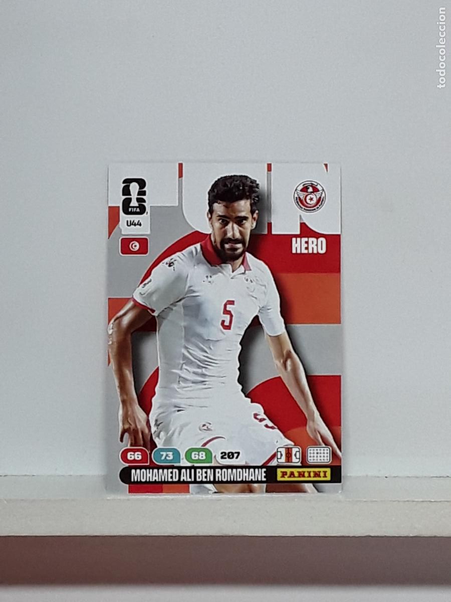 Cromos de f&uacute;tbol: ADRENALYN MUNDIAL 2026 WORLD CUP 26 ALBUM PANINI N U44 U 44 TUNEZ MOHAMED ALI BEN ROMDHANE