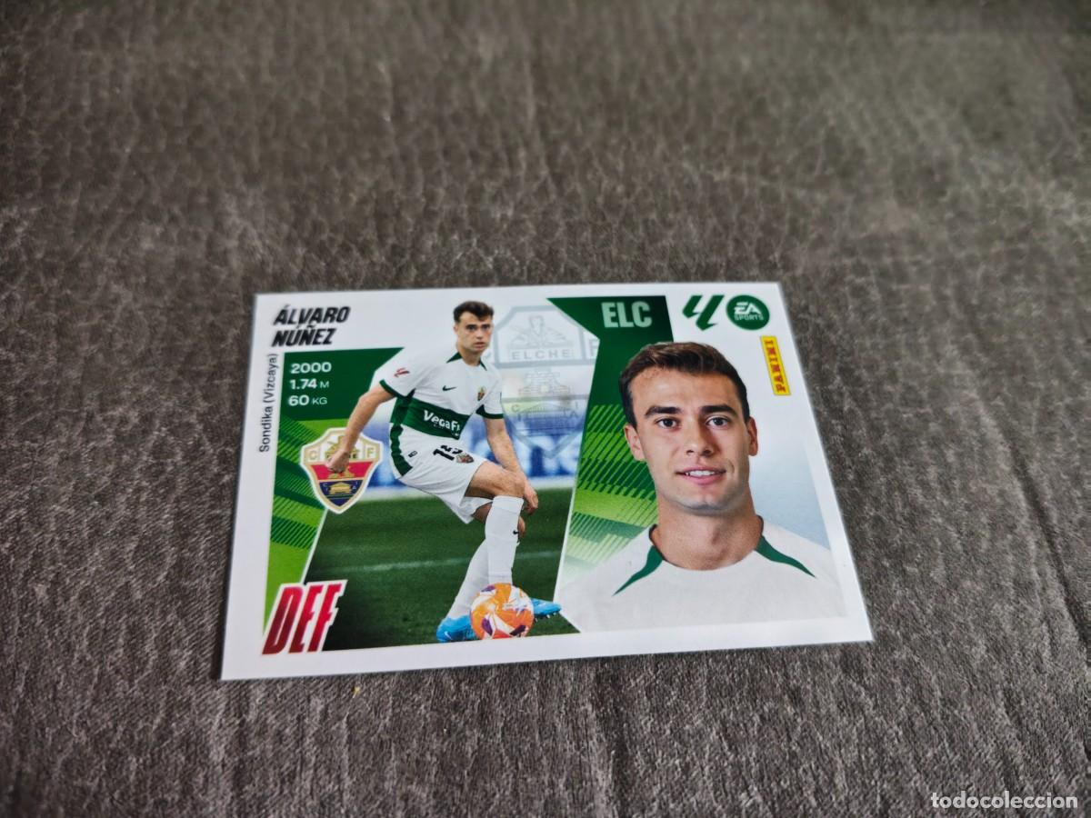 Cromos de f&uacute;tbol: Cromo 5 &Aacute;LVARO N&Uacute;&Ntilde;EZ ELCHE CF. Colecci&oacute;n LALIGA F&uacute;tbol 2025-2026 PANINI Nuevo
