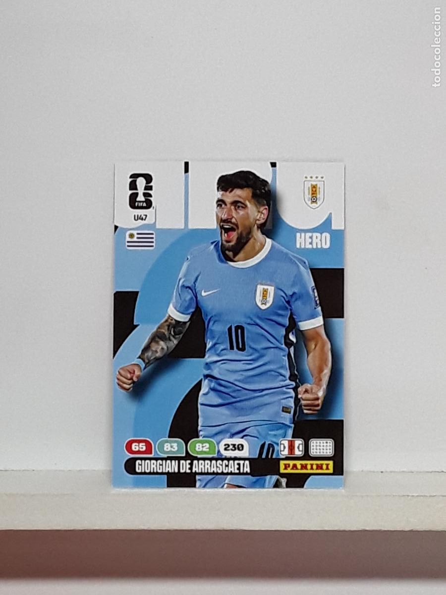 Cromos de f&uacute;tbol: ADRENALYN MUNDIAL 2026 WORLD CUP 26 ALBUM PANINI N U47 U 47 ESTADOS UNIDOS USA GIORGIAN ARRASCAETA