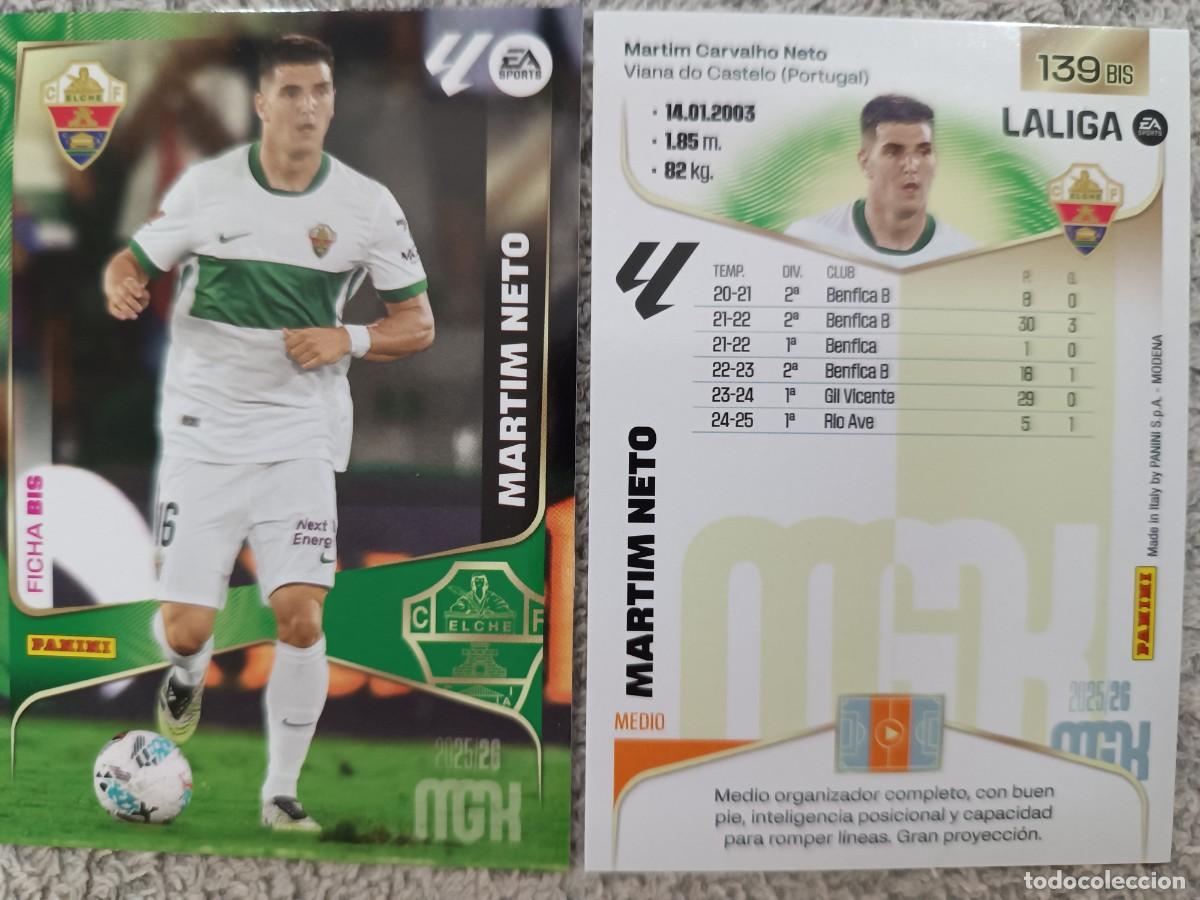 Cromos de f&uacute;tbol: MEGACRACKS 2025-2026 139 BIS MARTIM NETO