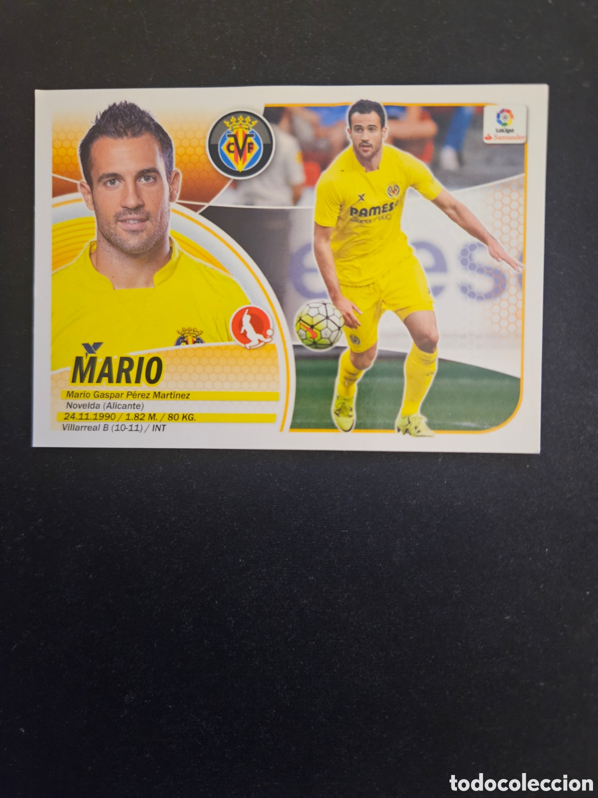 Cromos de f&uacute;tbol: MARIO N&ordm; 3 VILLARREAL CF &ndash; LIGA ESTE 2016-17 PANINI