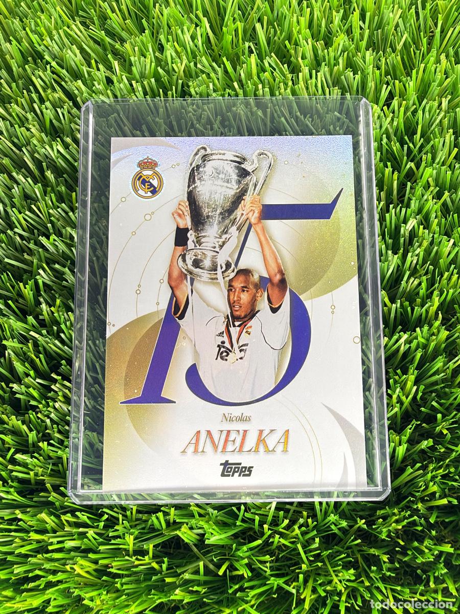 Cromos de f&uacute;tbol: N&ordm; QU-35 Nicolas Anelka Quindecennial Topps Real Madrid CF Los Blancos 25 26