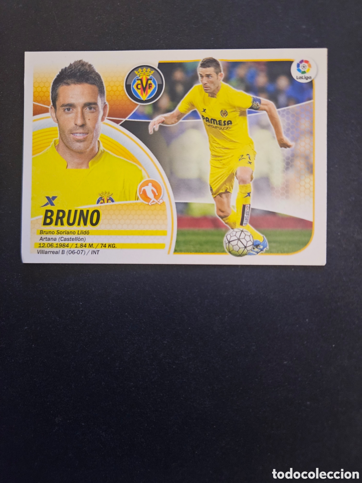 Cromos de f&uacute;tbol: BRUNO N&ordm; 9 VILLARREAL CF &ndash; LIGA ESTE 2016-17 PANINI 1/3