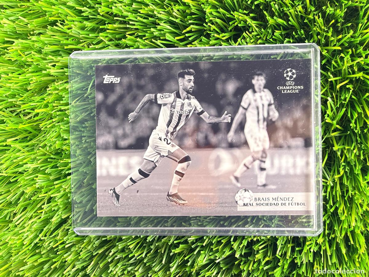 Cromos de f&uacute;tbol: Brais M&eacute;ndez Spanish Star Real Sociedad Topps Simplicidad 2024