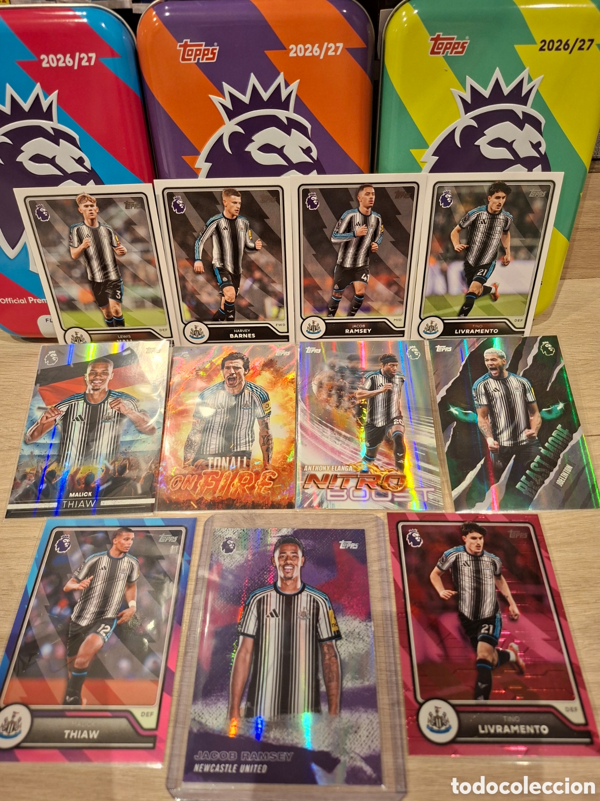 Football Stickers: Newcastle Topps 2026/27 Flagship edition Premier League