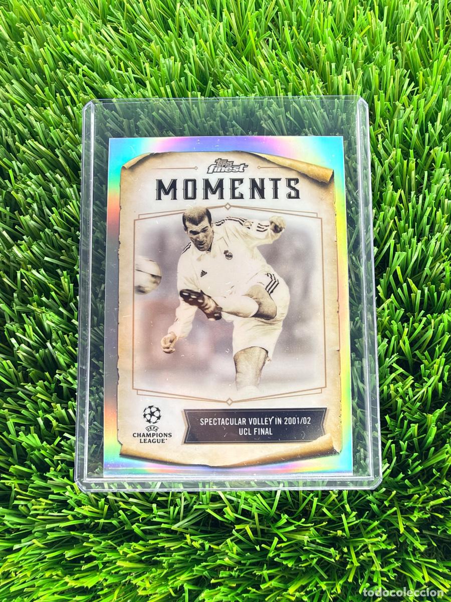 Cromos de f&uacute;tbol: N&ordm; FM-4 Zinedine Zidane Finest Moments Real Madrid CF Topps Finest UEFA Champions League 22 23