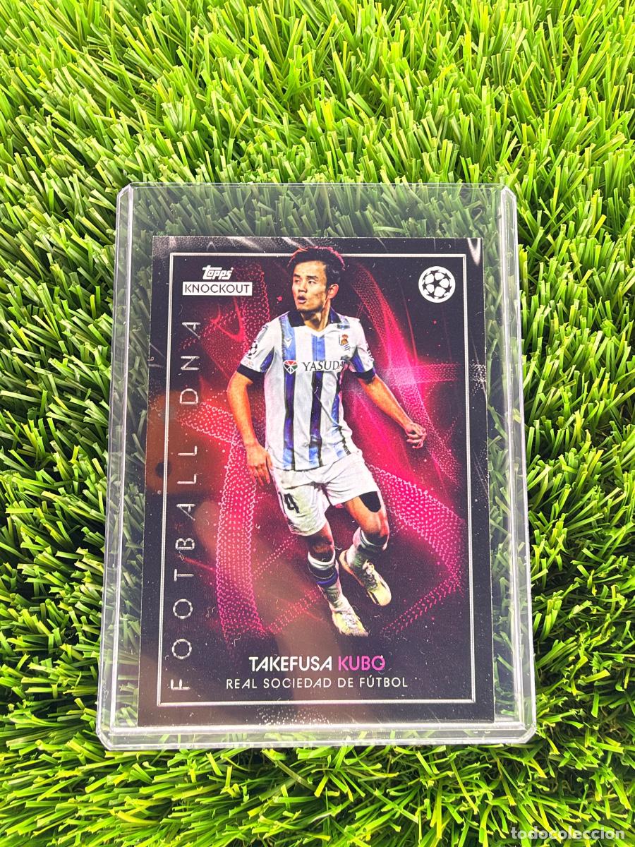 Cromos de f&uacute;tbol: Takefusa Kubo Football DNA Real Sociedad Topps Knockout 23 24