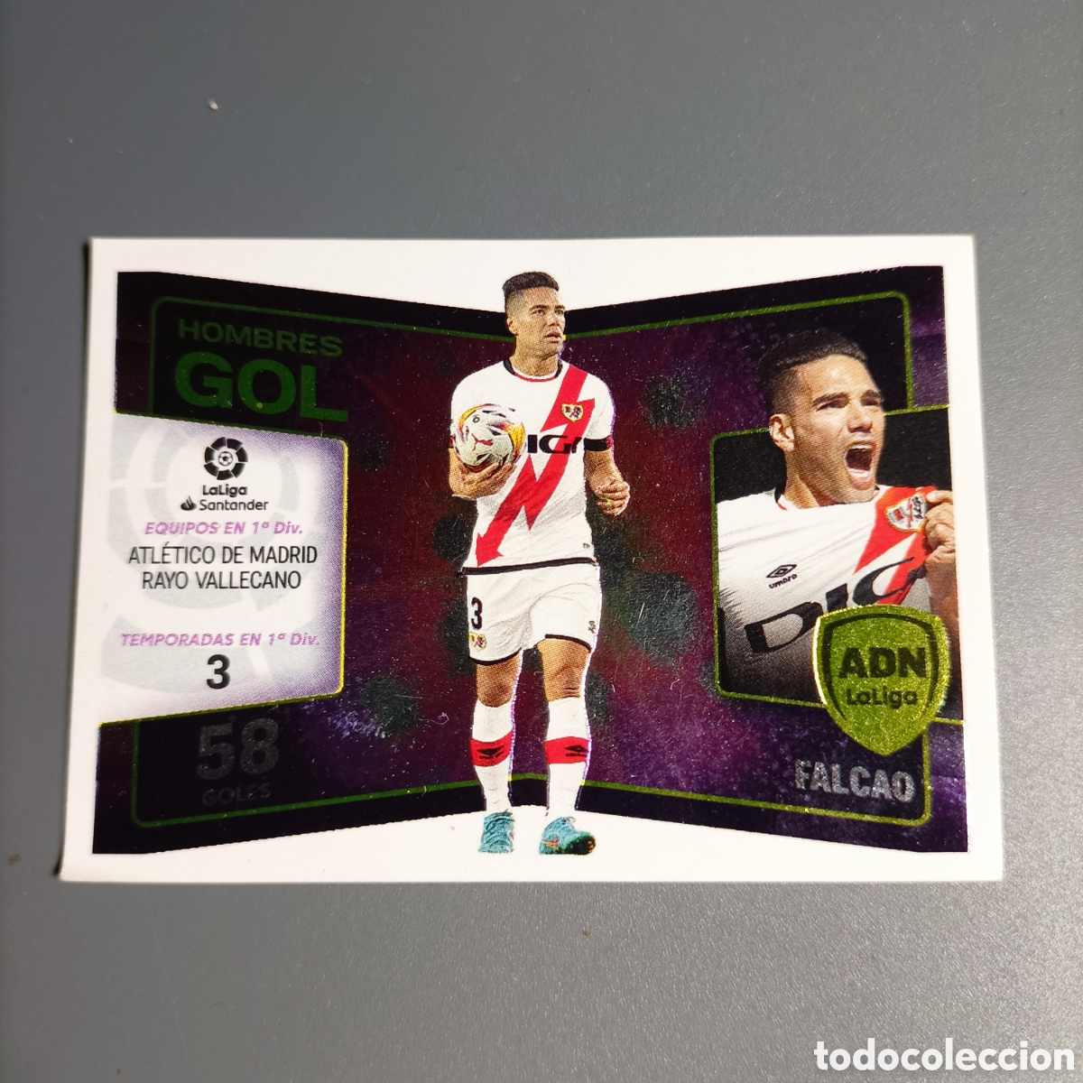 Cromos de f&uacute;tbol: CROMO ESTE. LIGA 2022-2023 (RAYO) №10 FALCAO / HOMBRES GOL