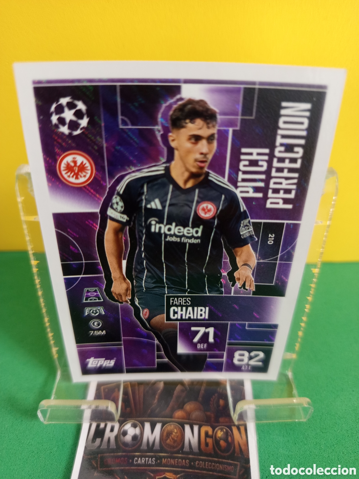 Cromos de Futebol: ❇️ CROMO ⚽ CARD 210 CHAIBI EINTRACHT FRANKFURT PITCH PERFECTION MATCH ATTAX EXTRA CHAMPIONS 25 26 ❇️