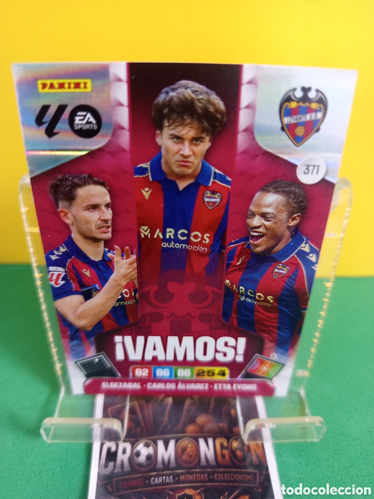 Cromos de Futebol: ❇️ CROMO ⚽ CARD 371.- &iexcl;VAMOS! (LEVANTE) - ADRENALYN XL 2025/26 (PANINI) ❇️