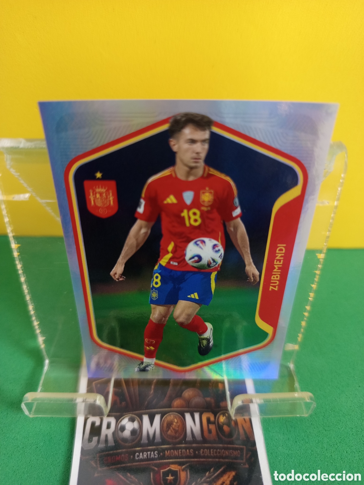 Cromos de Futebol: ❇️ CROMO ⚽ 34 ZUBIMENDI - COLECCI&Oacute;N OFICIAL DE CROMOS DE LA SELECCI&Oacute;N ESPA&Ntilde;OLA 2026 CARREFOUR ❇️
